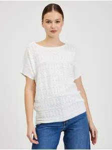 Cream Women's Short Sleeve Sweater ORSAY - Women