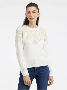 Orsay Creamy Women's Patterned Sweater - Women's #8189594
