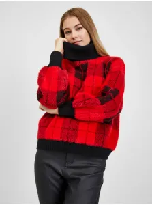 Black-red ladies checkered sweater ORSAY - Women
