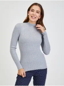 Light gray women's ribbed sweater ORSAY - Ladies #4933007
