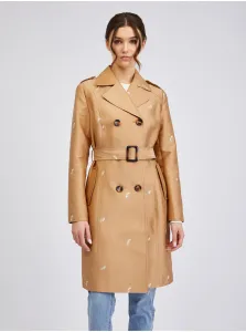 Trenčkoty a ľahké kabáty pre ženy ORSAY - svetlohnedá #9146549
