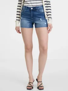 Tmavomodré dámske džínsové kraťasy ORSAY #9299080