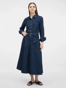 Orsay Navy Blue Women's Shirt Dress - Women's #9496542