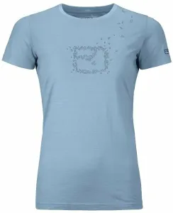 Ortovox 150 Cool Leaves T-Shirt W Light Blue Blend M Outdoorové tričko