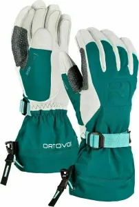 Ortovox Merino Freeride W Pacific Green M Lyžiarske rukavice