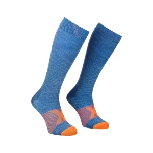 Ortovox Tour Compression Long M Safety Blue 39-41 Ponožky