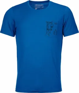 Ortovox Pánske termoprádlo 185 Merino Way To Powder T-Shirt M Just Blue M