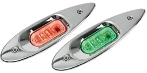 Osculati Evoled Eye low consumption LED navigation lights Stainless Steel #289415
