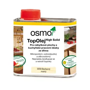 OSMO TOP OLEJ - Olej na pracovné dosky 3058 - bezfarebný mat 0,125 L