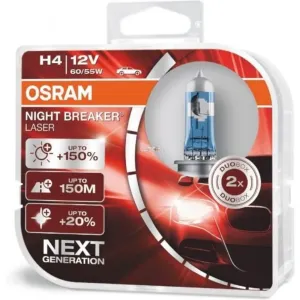 Autožiarovka H4 OSRAM Night Breaker Laser, 2ks