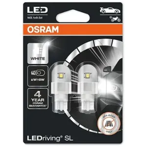 OSRAM LEDriving SL W16W Studenobiela 6000 K 12 V dva kusy v balení