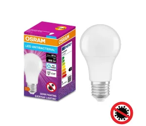 Osram LED Antibakteriálna žiarovka  A60 E27/8,5W/230V 6500K - Osram