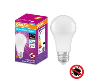 Osram LED  Antibakteriálna žiarovka A75 E27/10W/230V 6500K - Osram