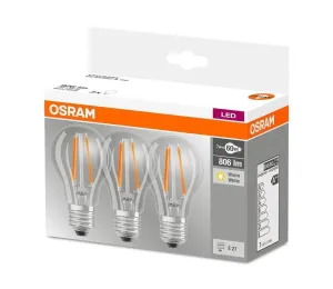 Osram SADA 3x LED Žiarovka VINTAGE E27/7W/230V 2700K - Osram #6453858