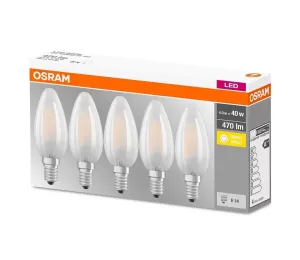 Osram SADA 5x LED Žiarovka VINTAGE E14/4W/230V 2700K - Osram #6891113
