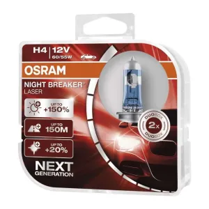 OSRAM H4 Night Breaker Laser Next Generation + 150 %, 2 ks