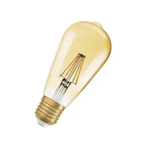 OSRAM LED Vintage 1906 Edison, zlatá, E27, 6,5 W, 824, tl