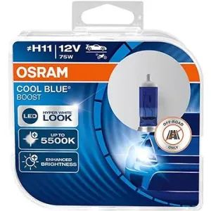 OSRAM Cool Blue Boost H11,12 V, 75 W, PGJ19-2 Duobox