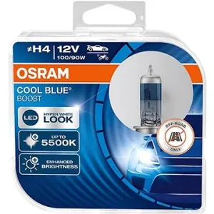OSRAM Cool Blue Boost H4,12 V, 100/90 W, P43t, Duobox