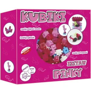 337169 Pružné kocky Abino Pinky - Miniatúrny svet dievčat 102ks