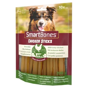 SmartBones / SmartSticks maškrty, 3 balenia - 2 +1 zdarma - Smartsticks Wrapped Chicken Sticks 3 x 10 kusov