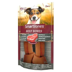 SmartBones / SmartSticks maškrty, 3 balenia - 2 +1 zdarma - Smartbones Beef žuvacie kosti pre stredne veľké psy 3 x 2 kusy