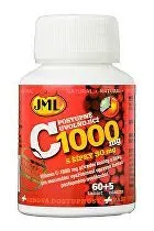 Vitamín C prírodný so šípkami JML 1000mg 60tbl
