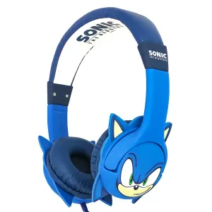 Detské káblové slúchadlá OTL Technologies SEGA Sonic The Hedgehog s uškami SH1179 #9174023