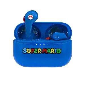 Detské slúchadlá True Wireless OTL Super Mario, modrá