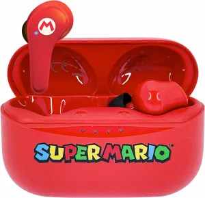 Detské bezdrôtové slúchadlá OTL Technologies Super Mario, červené