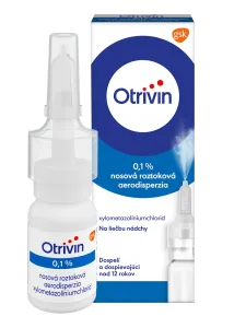 Otrivin 0,1 % aer nao, sprej (fľ.HDPE s dávkovačom) 1x10 ml
