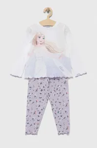 Detské bavlnené pyžamo OVS fialová farba, s potlačou