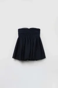 Dievčenská sukňa OVS tmavomodrá farba, mini, áčkový strih #7055867