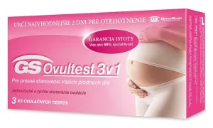 GS Ovultest ovulačný test samodiagnostický 3 ks