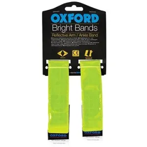 OXFORD reflexné pásky Bright Bands na suchý zips, (žltá fluo, pár)