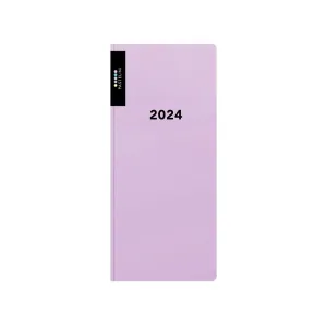Oxybag Diár PVC mesačný 2024 PASTELINI fialová
