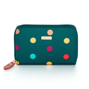 Oxybag MONY S ZIP Dámska peňaženka, tmavo zelená, veľkosť os