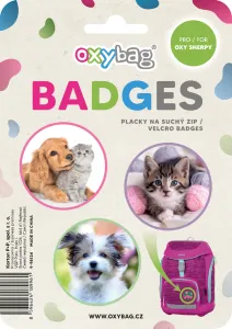 Oxybag Súprava vymeniteľných odznakov OXY Sherpy  Pets
