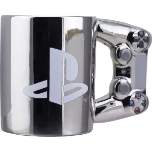 Paladone 3D hrnček Playstation DS4 strieborný