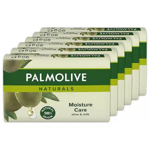 Palmolive Tuhé mydlo Naturals Moisture Care Olive & Milk 6 x 90 g