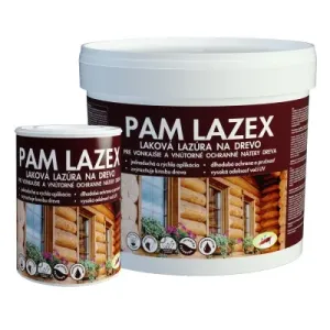 PAM Lazex - Vysokokvalitná hrubovrstvá lazúra 0,7 l jaseň strieborný