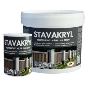 PAM Stavakryl - Protiprašný náter na betón biely 15 kg