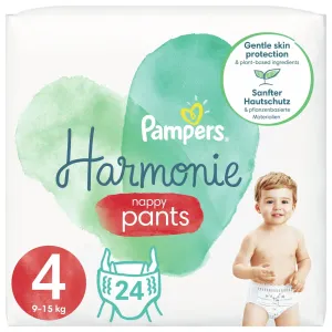 Pampers Pants Harmonie 4 9 -15 kg 24 ks,PAMPERS Harmonie Pants Nohavičky plienkové jednorazové 4 (9-15 kg) 24 ks