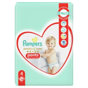 Pampers Premium Care Pants Maxi Size 4 jednorazové plienkové nohavičky 9-15 kg 38 ks