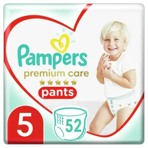 PAMPERS Premium Care Pants Nohavičky plienkové jednorazové 5 (12-17 kg) 52 ks