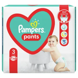 PAMPERS Pants 3 (6-11 kg) 29 ks Carry pack - plienkové nohavičky