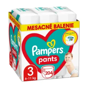 PAMPERS Pants 3 204 ks - balenie 2 ks