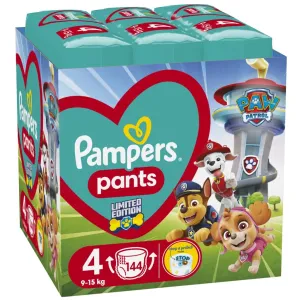 PAMPERS Plienky nohavičkové Active Baby Pants Paw Patrol veľ. 4 (9-15 kg) 144 ks #7351703