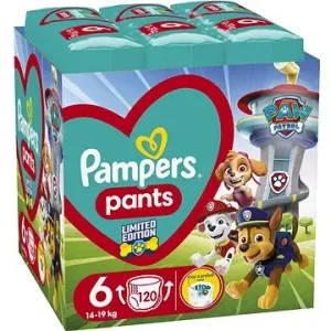 PAMPERS Active Baby Pants Paw Patrol veľkosť 6 (120 ks) #6212683