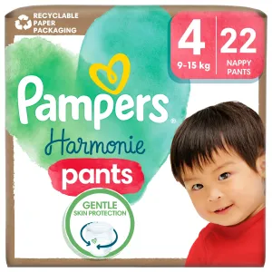 PAMPERS Nohavičky plienkové Harmonie Baby veľ. 4, 22 ks, 9kg-15kg